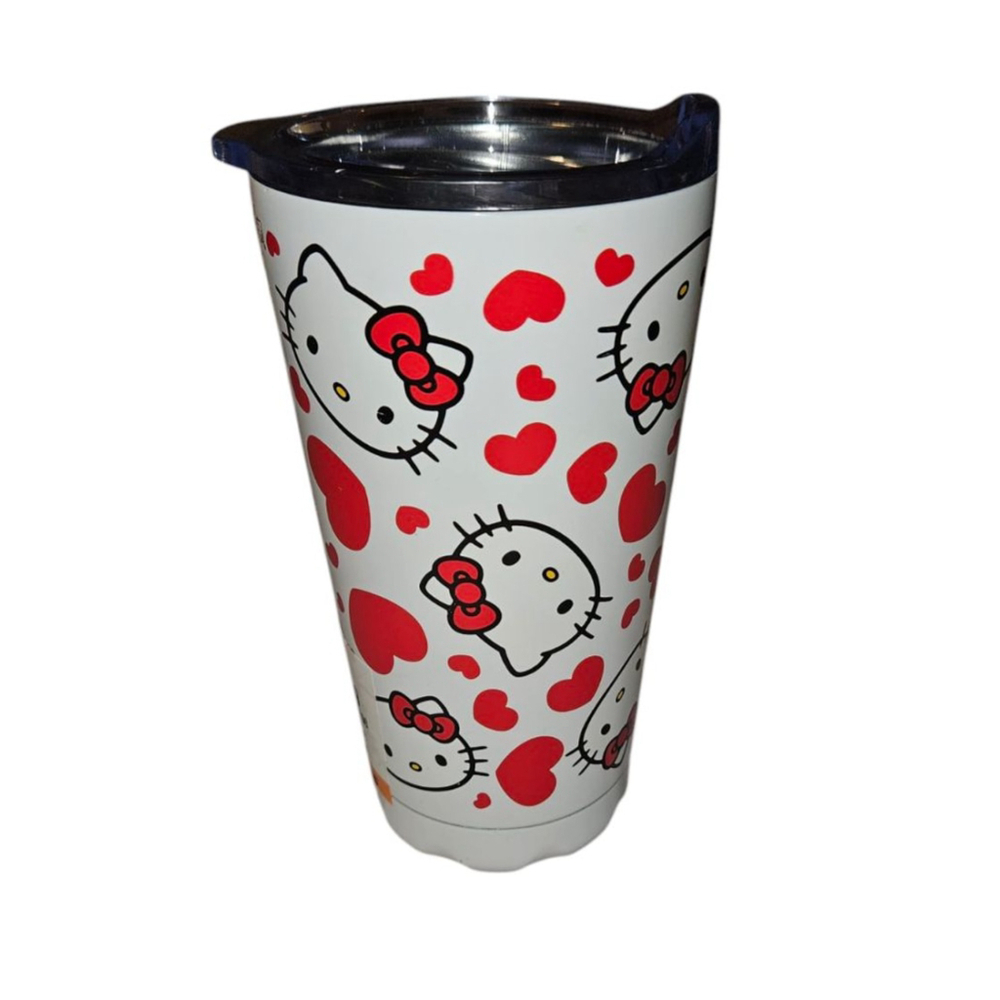 New Hello Kitty Insulated Tumbler w/hearts